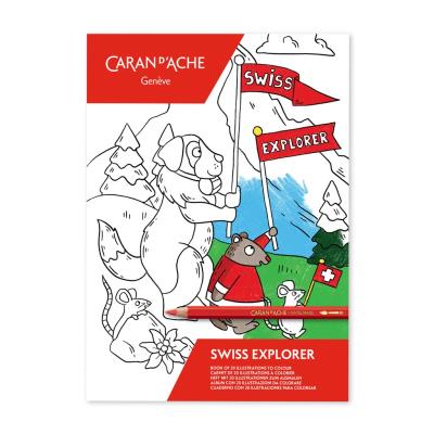 Opakowanie Kolorowanka Caran d’Ache SWISS EXPLORER