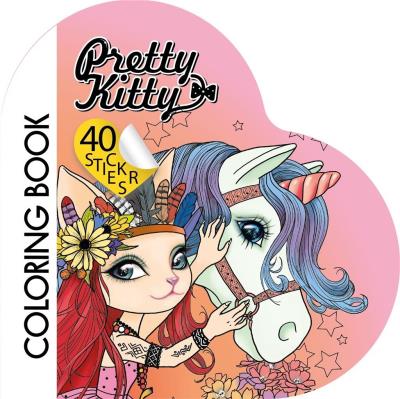 Opakowanie Kolorowanka Curly z naklejkami BR Serce 2209