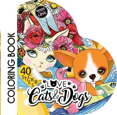 Opakowanie Kolorowanka Curly z naklejkami BR Serce 2216