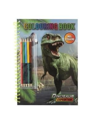 Opakowanie Kolorowanka dinozaur + kredki