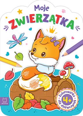 Okładka książki Kolorowanka dla dziewczynek. Moje zwierzątka