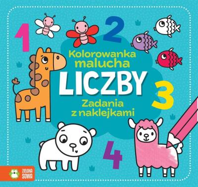 Okładka książki Kolorowanka malucha Liczby