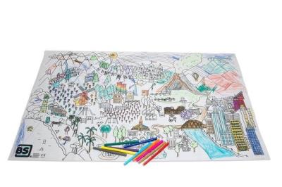 Opakowanie Kolorowanka materiałowa podłogowa XL 60x100cm