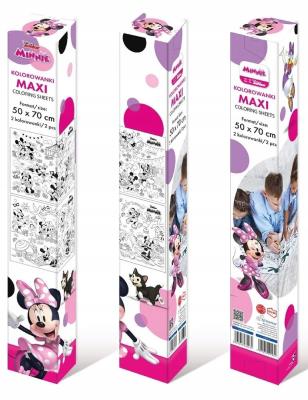 Opakowanie Kolorowanka podłogowa 50x70 Minnie mouse
