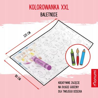 Opakowanie Kolorowanka podłogowa Coloring Poster XXL Baletnice
