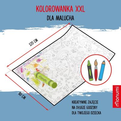 Okładka książki Kolorowanka podłogowa Coloring Poster XXL Dla Malucha