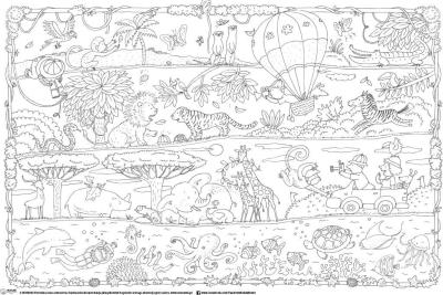 Opakowanie Kolorowanka podłogowa XXL Safari wyd.2022