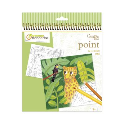 Opakowanie Kolorowanka połącz kropki Graffy Point Dżungla