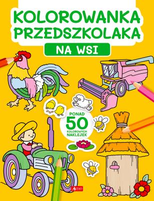 Okładka książki Kolorowanka przedszkolaka. Na wsi