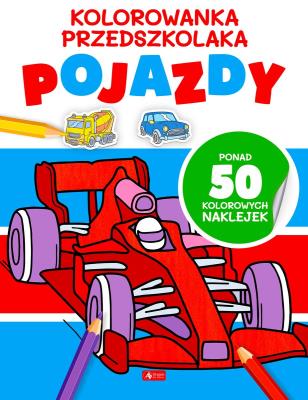 Okładka książki Kolorowanka przedszkolaka. Pojazdy