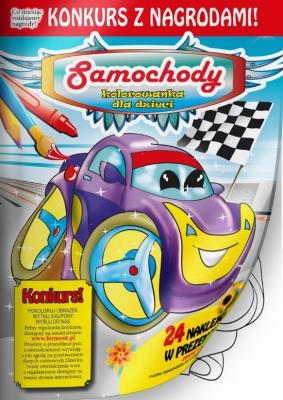 Okładka książki Kolorowanka samochody