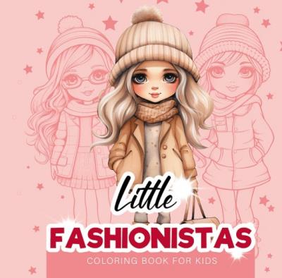 Opakowanie Kolorowanka usztywniana Little Fashionistas Małe projektantki