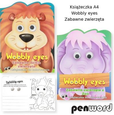 Opakowanie Kolorowanka Wobbly Eyes Zabawne zwierzęta MIX