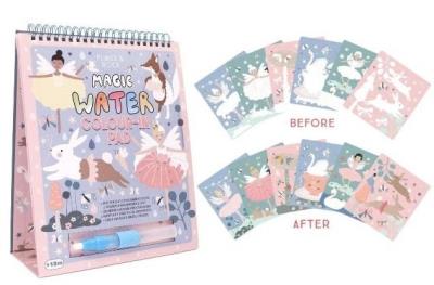 Opakowanie Kolorowanka Wodna z Pisakiem Baletnice 6 kart