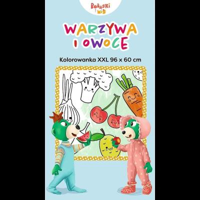 Opakowanie Kolorowanka XXL. Warzywa i owoce
