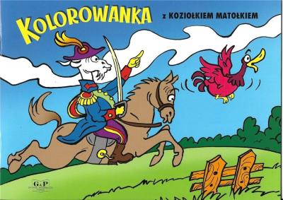 Kolorowanka z Koziołkiem Matołkiem - konik. Autor:   Praca zbiorowa. SmakLiter.pl Okładka książki Kolorowanka z Koziołkiem Matołkiem - konik