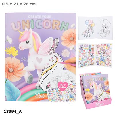 Opakowanie Kolorowanka z naklejkami Jednorożec Ylvi 13394A