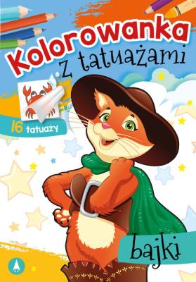 Okładka książki Kolorowanka z tatuażami. Bajki