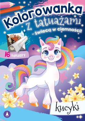 Okładka książki Kolorowanka z tatuażami. Kucyki