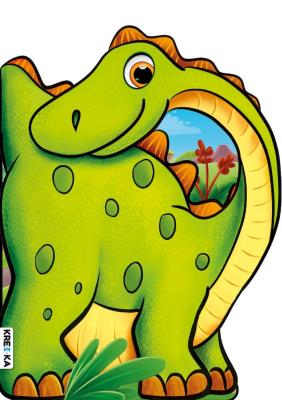 Okładka książki Kolorowanki z naklejkami - Diplodok