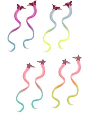 Opakowanie Kolorowe pasemka - spinki 2 sztuki MIX