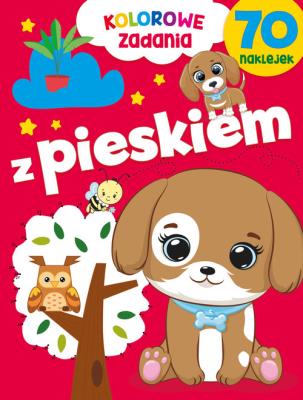Okładka książki Kolorowe zadania z pieskiem