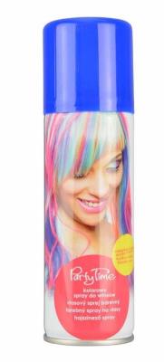 Opakowanie Kolorowy spray do włosów niebieski