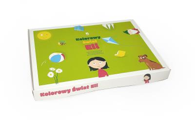 Kolorowy Świat Eli. Autor: Małgorzata Łobocka. SmakLiter.pl Okładka książki Kolorowy Świat Eli