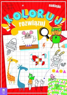 Okładka książki Koloruj i rozwiązuj