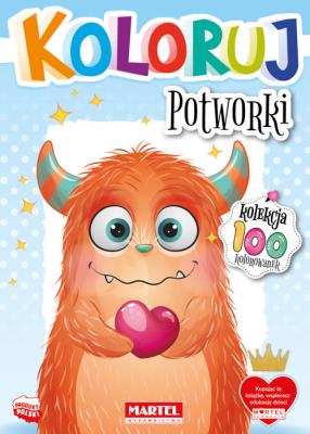 Okładka książki Koloruj - Potworki