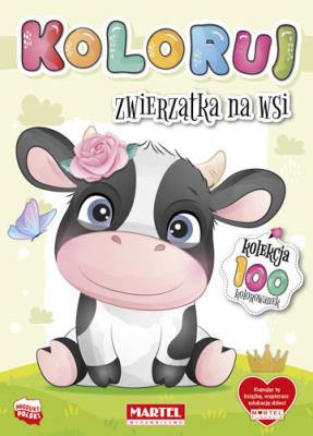 Okładka książki Koloruj Zwierzątka na wsi