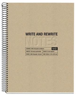 Opakowanie Kołozeszyt A4/120K kratka beżowy