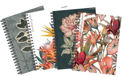 Opakowanie Kołozeszyt A4/80K kratka Flowers (5szt)