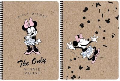 Opakowanie Kołozeszyt A4/80K kratka Minnie Mouse Kraft