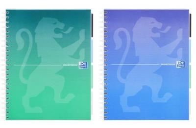 Kołozeszyt A4/80K kratka Projectbook (5szt) OXFORD. Wydawca: Oxford. SmakLiter.pl Opakowanie Kołozeszyt A4/80K kratka Projectbook (5szt) OXFORD