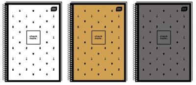 Opakowanie Kołozeszyt A4/80K kratka Soft Touch Chess (5szt)