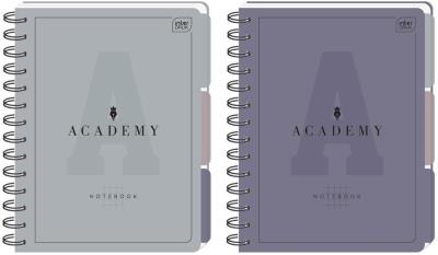 Kołozeszyt A5/100K kratka Academy (5szt). Wydawca: INTERDRUK. SmakLiter.pl Opakowanie Kołozeszyt A5/100K kratka Academy (5szt)