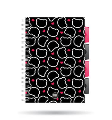 Opakowanie Kołozeszyt A5 100k kratka PP Coolpack bear