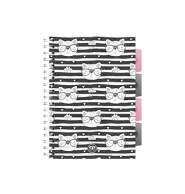 Opakowanie Kołozeszyt A5 100k kratka PP Coolpack catnip