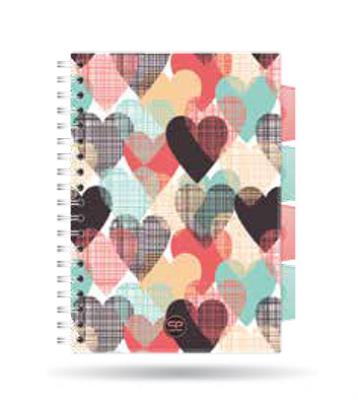 Opakowanie Kołozeszyt A5 100k kratka PP Coolpack chocolove