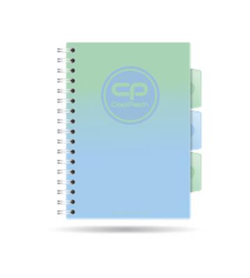 Opakowanie Kołozeszyt A5 100k kratka PP Coolpack gradient mojito