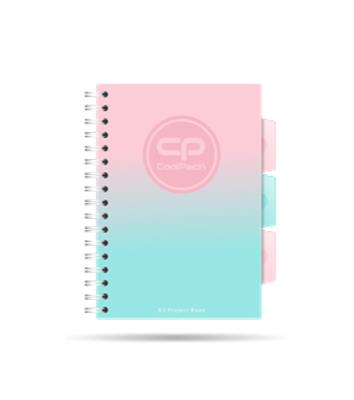 Opakowanie Kołozeszyt A5 100k kratka PP Coolpack gradient strawberry