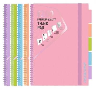 Opakowanie Kołozeszyt A5/200K PP Pastel ASTRA