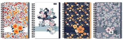 Kołozeszyt B5/96K kratka Flower. Wydawca: Beniamin. SmakLiter.pl Opakowanie Kołozeszyt B5/96K kratka Flower