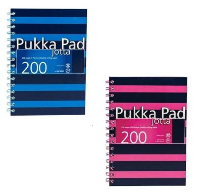 Kołozeszyt Jotta Navy A4 kratka mix (3szt) PUKKA. Wydawca: Pukka Pads. SmakLiter.pl Opakowanie Kołozeszyt Jotta Navy A4 kratka mix (3szt) PUKKA