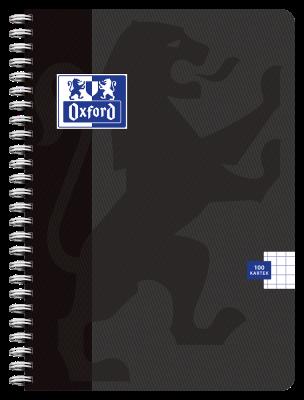 Opakowanie KOŁOZESZYT OXFORD STANDARD A4 100K KR CZARNY