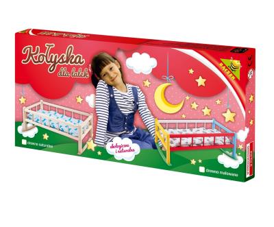 Kołyska duża w pudełku. Wydawca: Bączek. SmakLiter.pl Opakowanie Kołyska duża w pudełku