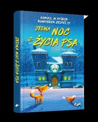 Komiks paragrafowy. Jedna noc z życia psa. Autor: Giove Christian, Tartarotti Stefano. SmakLiter.pl Okładka książki Komiks paragrafowy. Jedna noc z życia psa
