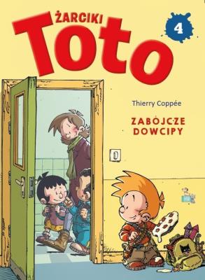 Komiks. Żarciki toto T.4 Zabójcze dowcipy. Autor: Thierry Coppee. SmakLiter.pl Okładka książki Komiks. Żarciki toto T.4 Zabójcze dowcipy