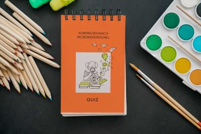 Kompas Edukacji Wczesnoszkolnej klasa I Quiz. Autor: Beata Szymańska, Radosław Szymański. SmakLiter.pl Okładka książki Kompas Edukacji Wczesnoszkolnej klasa I Quiz